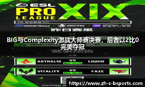BIG与Complexity激战大师赛决赛，后者以2比0完美夺冠